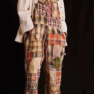 💖💖NOT FOR SALE💖💖Magnolia Pearl Patchwork Love Overalls